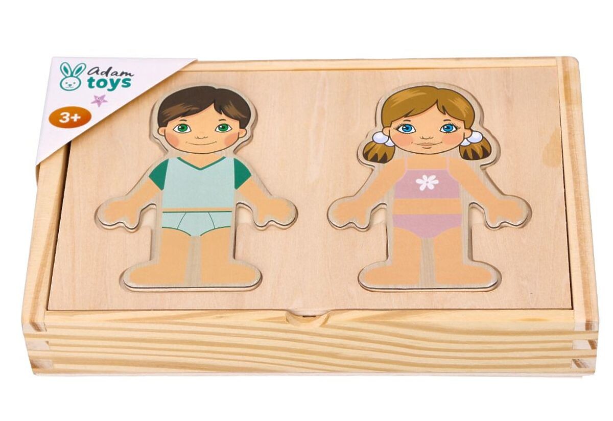 Magnetická oblékací hra Děti světa