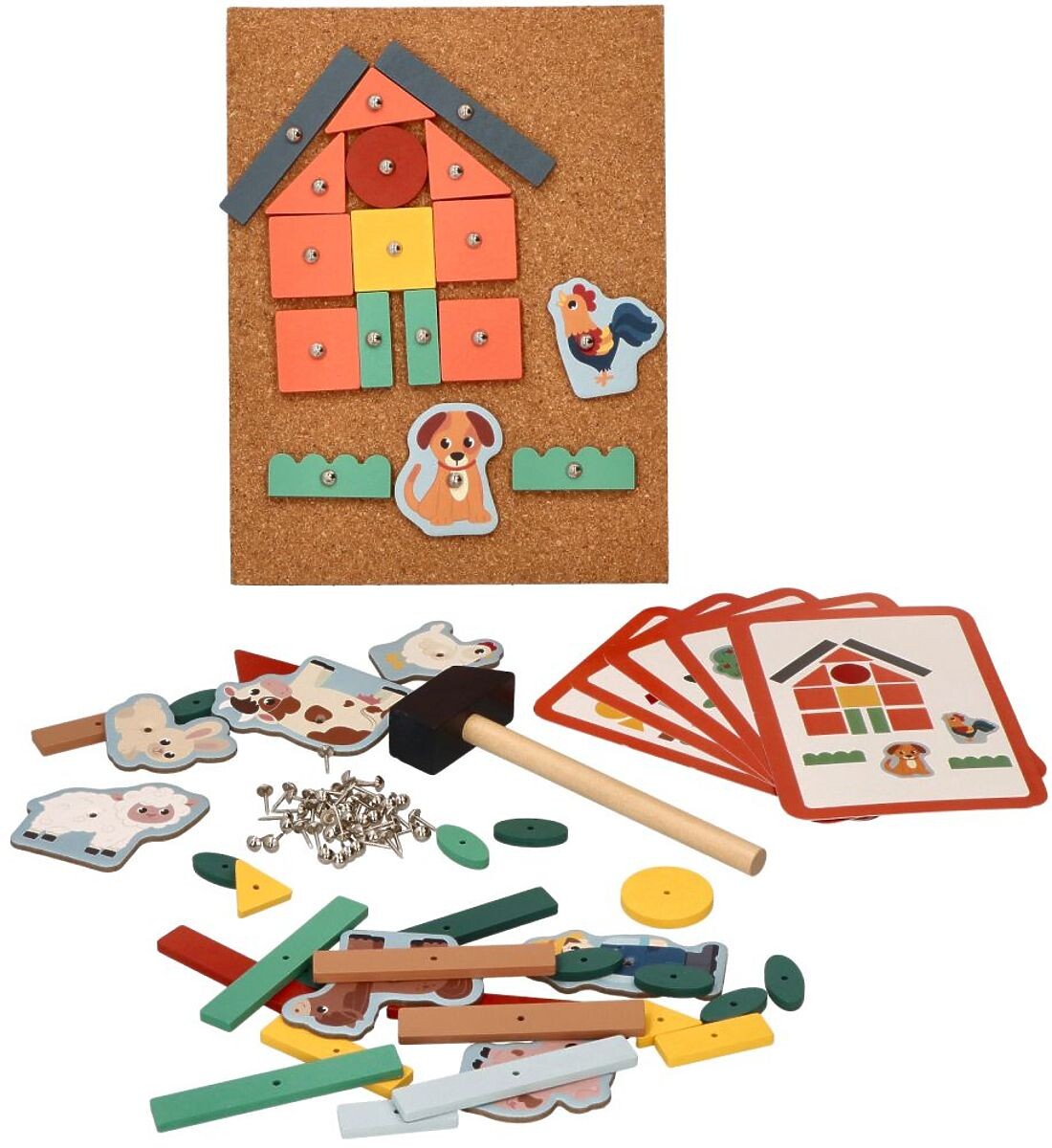 Korková zatloukací hra - Dobrodružství na farmě