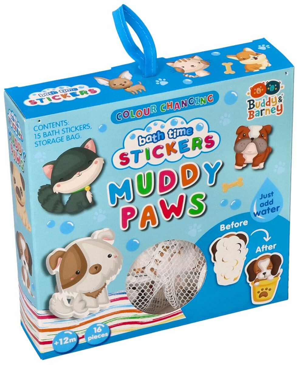 Samolepky do koupele se zvířátky měnícími barvu