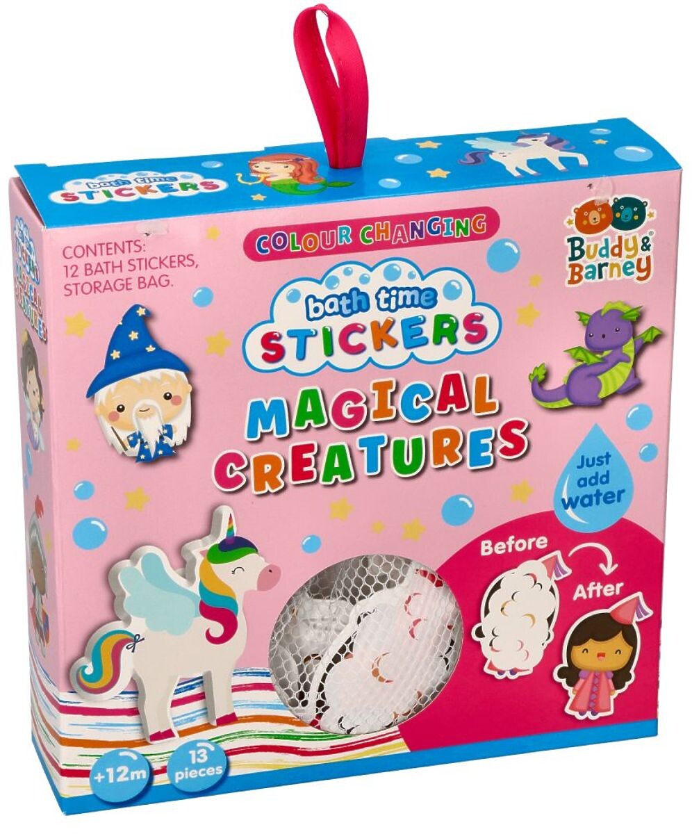 Samolepky do koupele měnící barvu Mystické bytosti