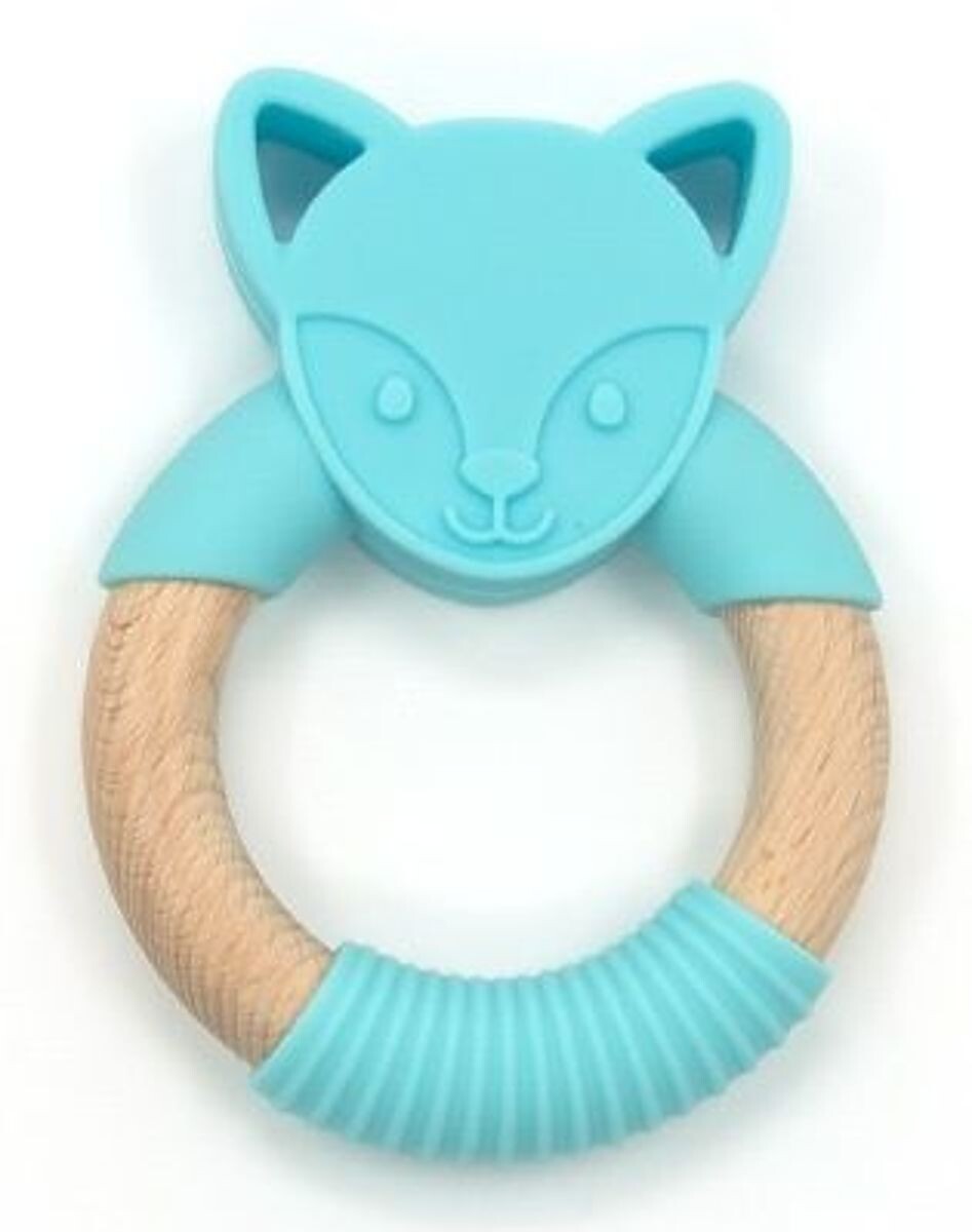 Nature Planet Silikonové kousátko modrý vlk