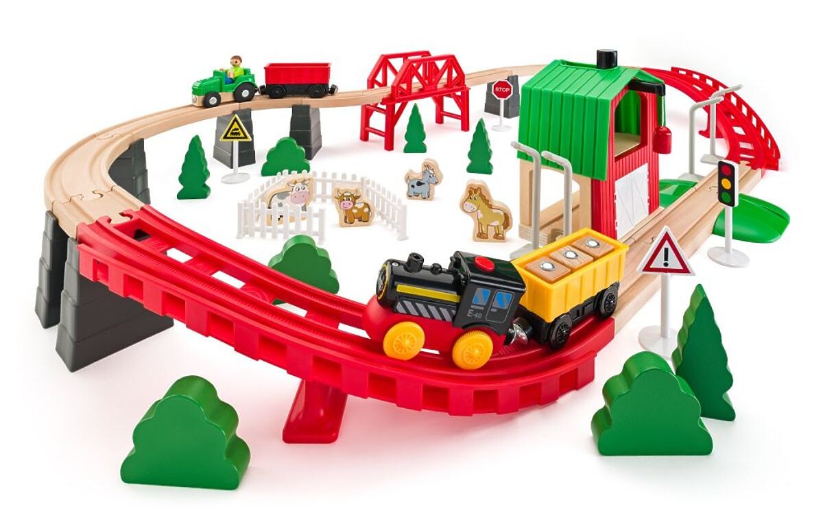 Dřevěná železnice Život na farmě