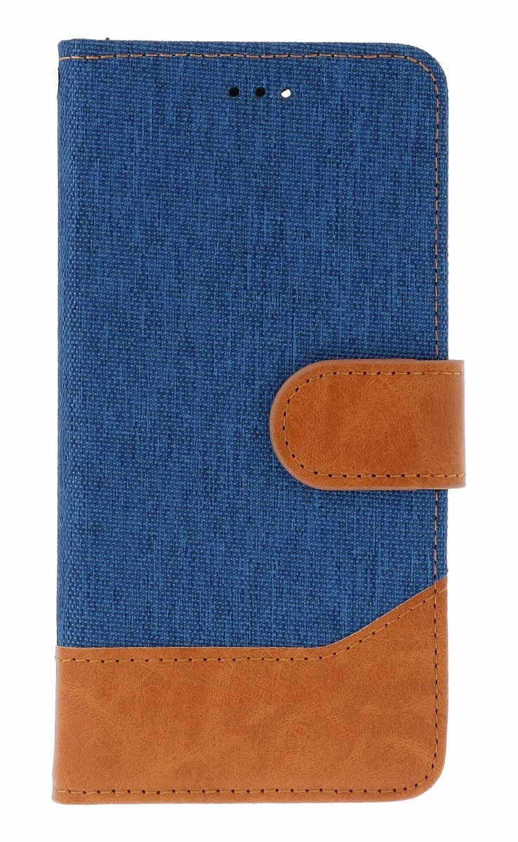 Pouzdro TopQ Jeans iPhone 16e knížkové modré 143229