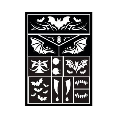 Šablona na líčení Upír Albi