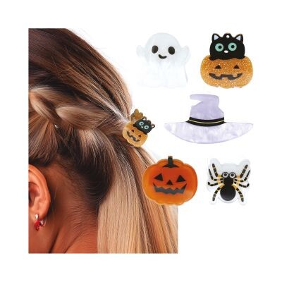 Skřipce do vlasů Halloween 5 ks Albi