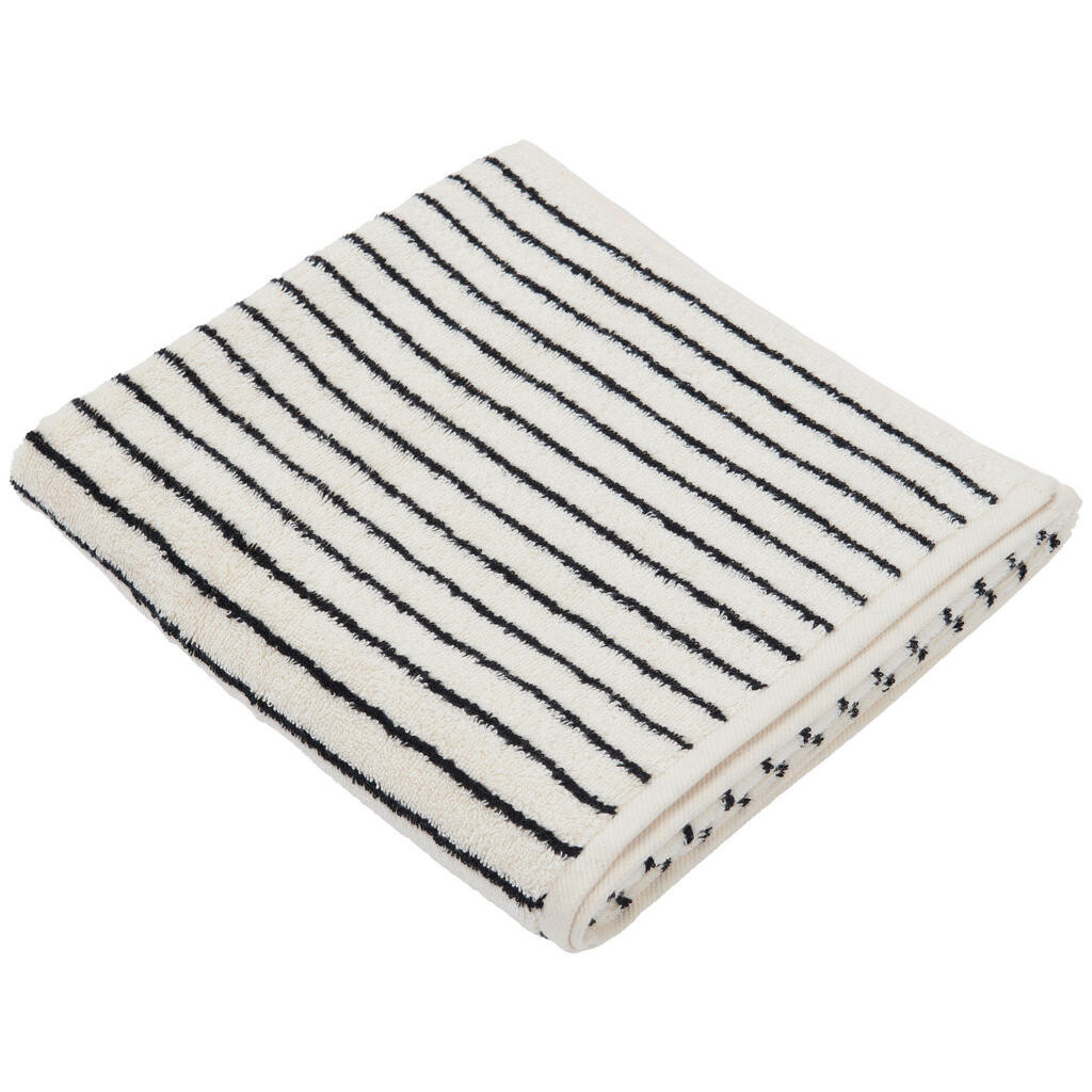 Dieter Knoll OSUŠKA DO SPRCHY, 70/140 cm, černá, ecru