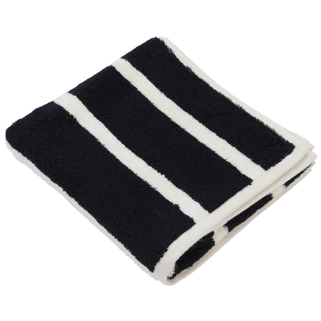 Dieter Knoll RUČNÍK, 50/100 cm, černá, ecru