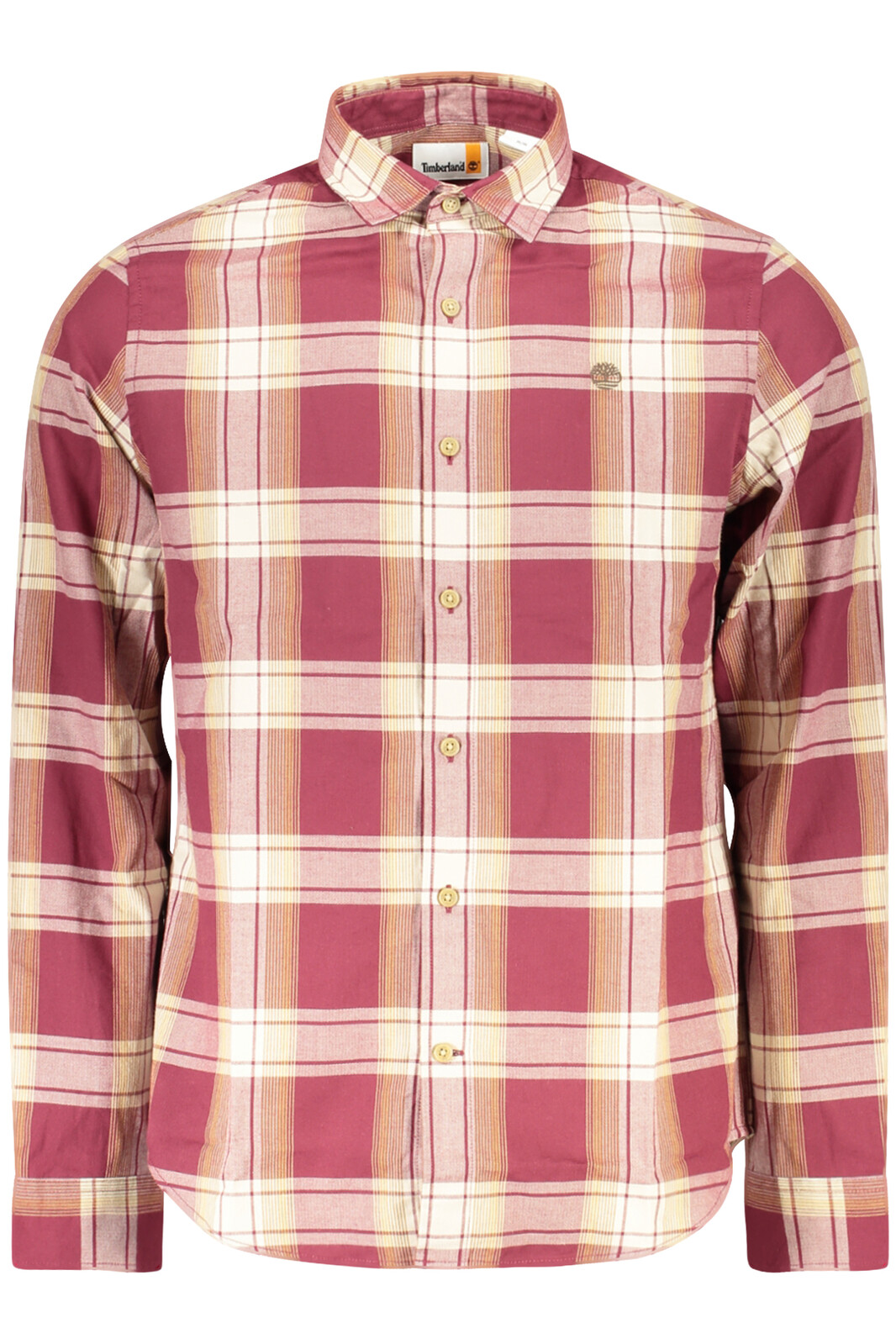 TIMBERLAND MEN'S LONG-SLEEVED SHIRT, RED
