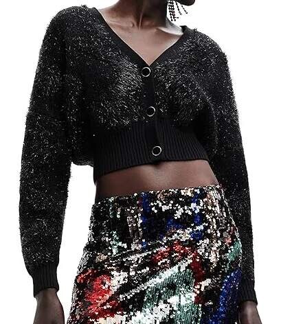 Desigual svetr na knoflíky