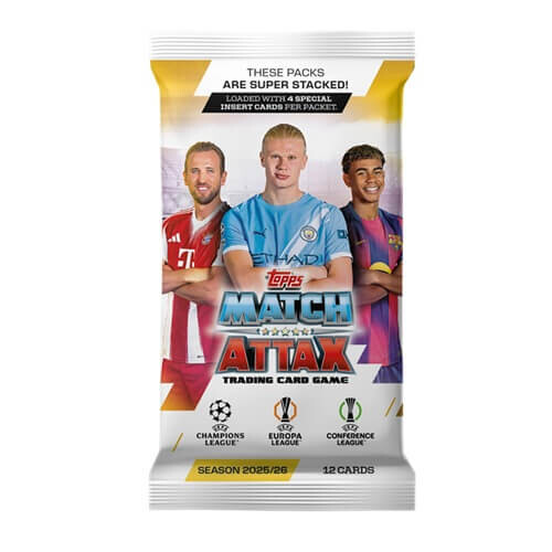 2025-2026 Topps Match Attax Booster balíček