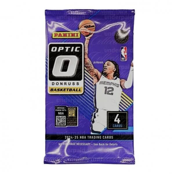2024-2025 NBA karty Panini Donruss Optic Retail Balíček