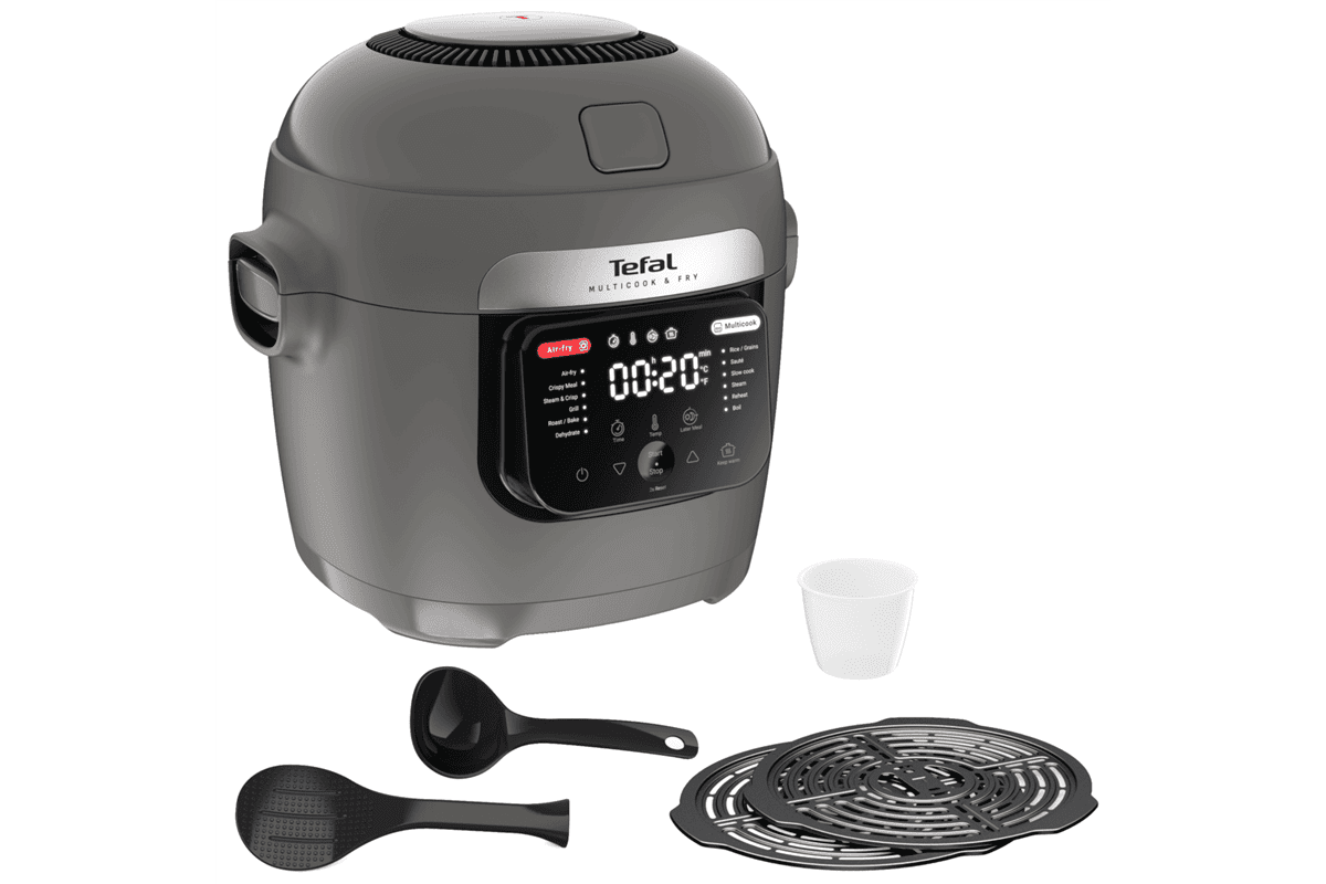 Multifunkční tlakový hrnec Tefal Multicook & Fry MY731BF0 šedý