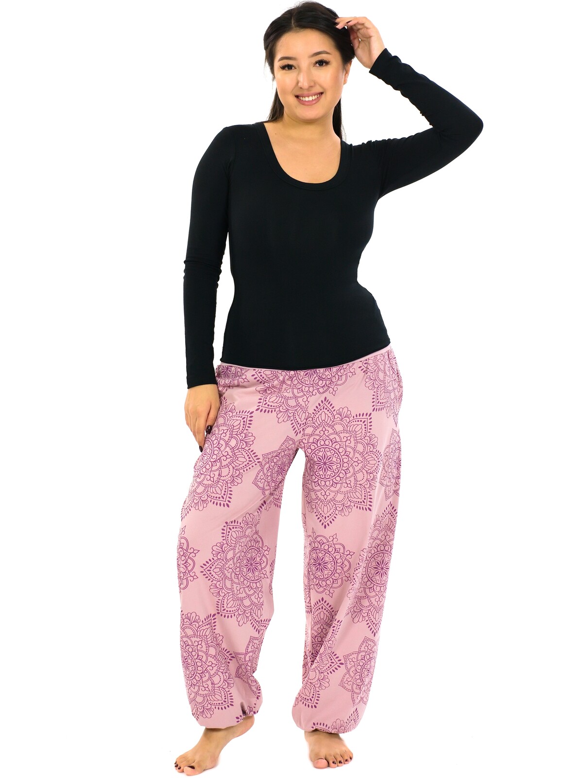 Himalife Kalhoty Mandu - růžová Velikost: S/M