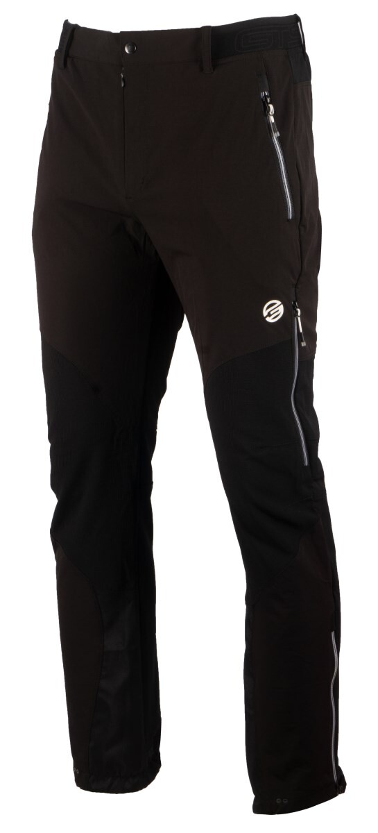 Pánské turistické kalhoty gts 605912 černá l
