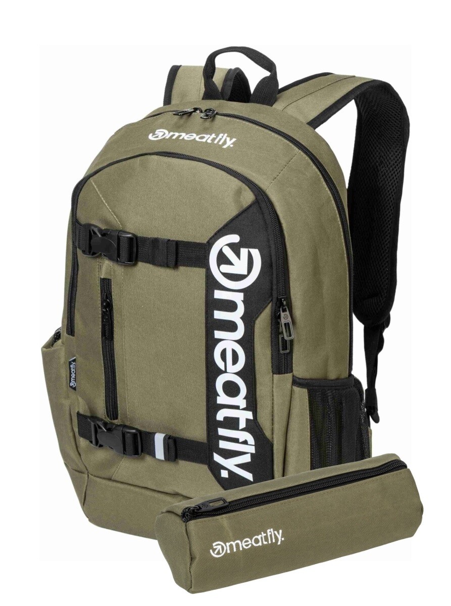Batoh meatfly basejumper + penál zdarma olivová 22 l