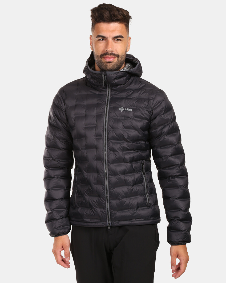 Pánská zateplená bunda kilpi alba-m černá 3xl
