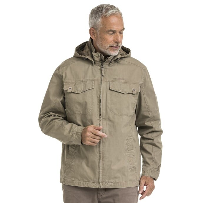 Pánská přechodová bunda bushman hendrik hnědá m