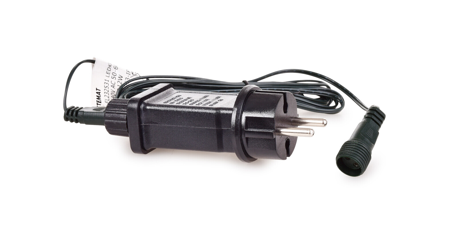 ADAPTÉR | pro LED světelný déšť | až 6 propojení | 3 m kabel | venkovní použití