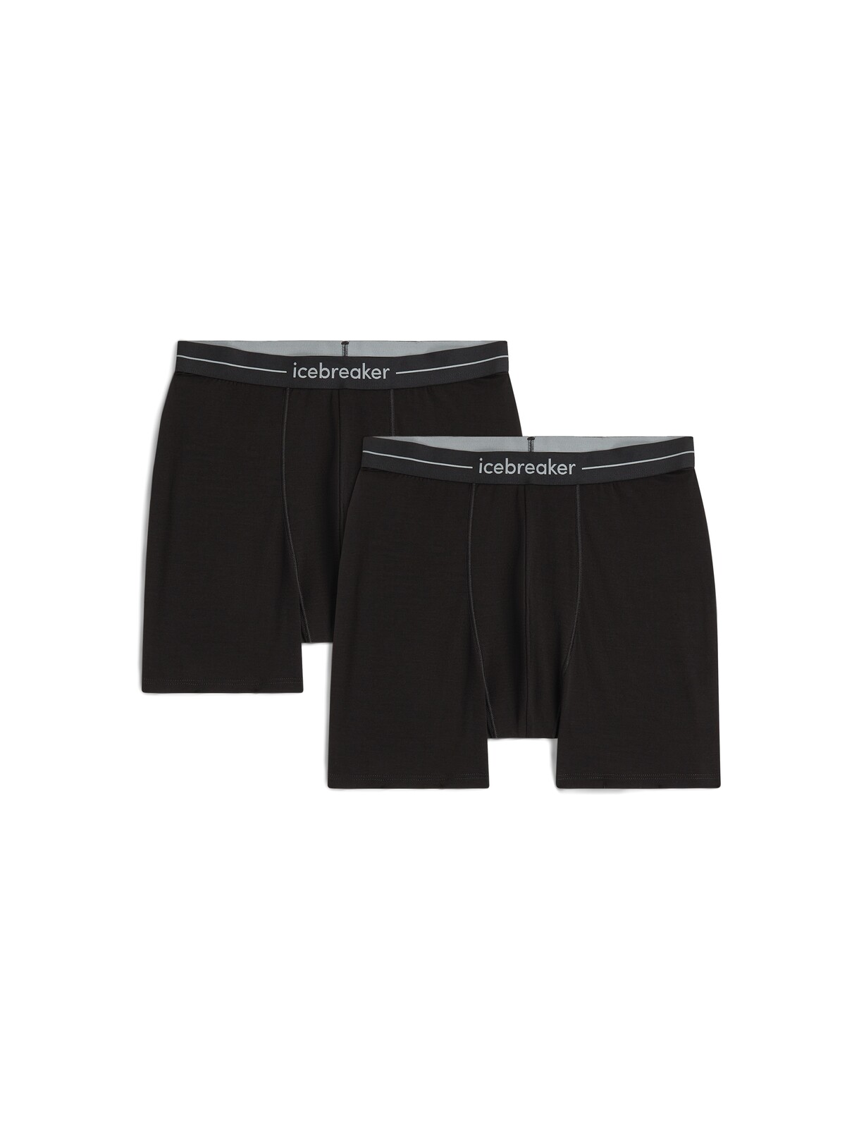 ICEBREAKER Mens 150 Anatomica Boxers 2 Pack, Black velikost: L