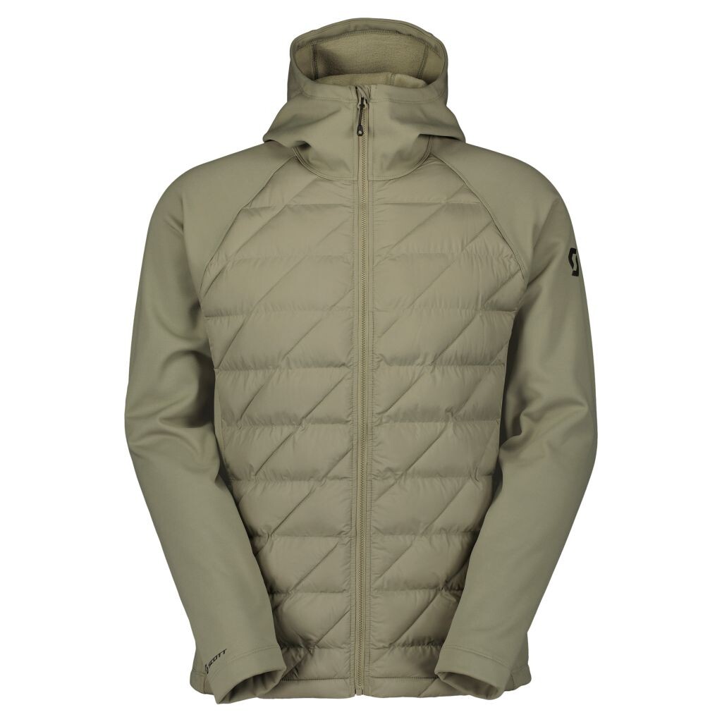 SCOTT Hoody M's Defined Warm Hybrid, Dust Grey (vzorek) velikost: M