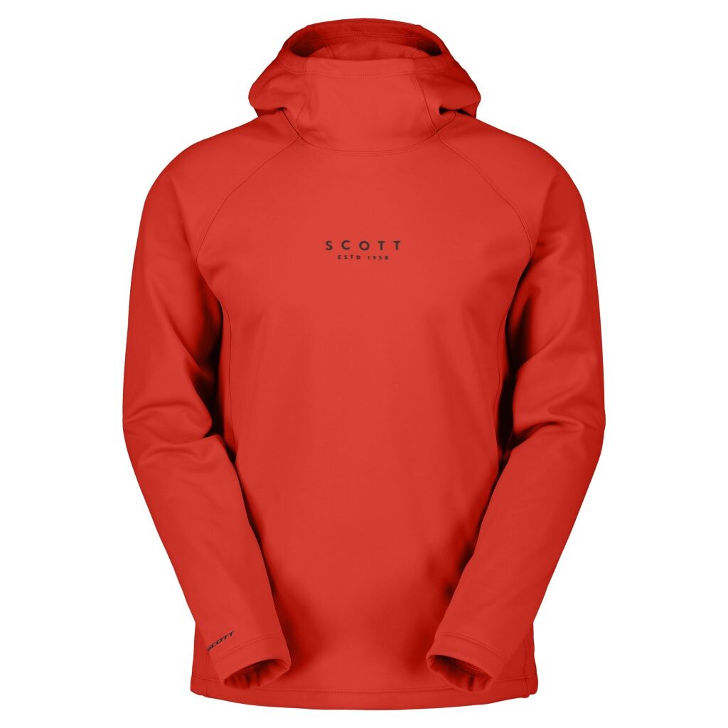 SCOTT Hoody M's Defined Warm, Turbo Red (vzorek) velikost: M