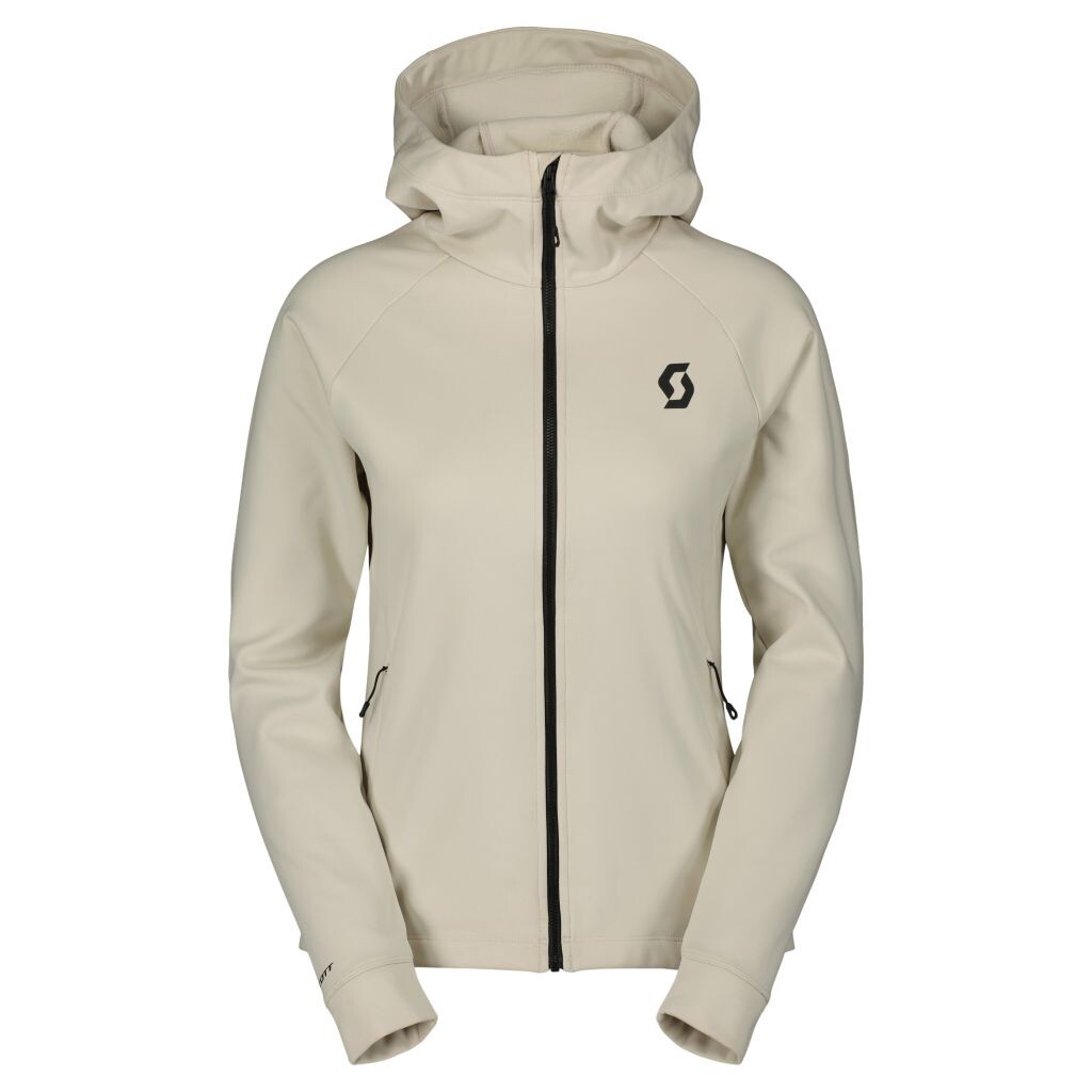 SCOTT Hoody W's Defined Warm Zip, Dust White (vzorek) velikost: M