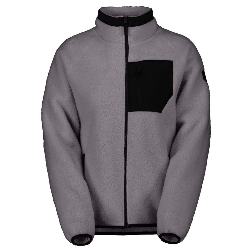 SCOTT Jacket W's Defined Heritage Pile, Evening Grey/Black (vzorek) velikost: M