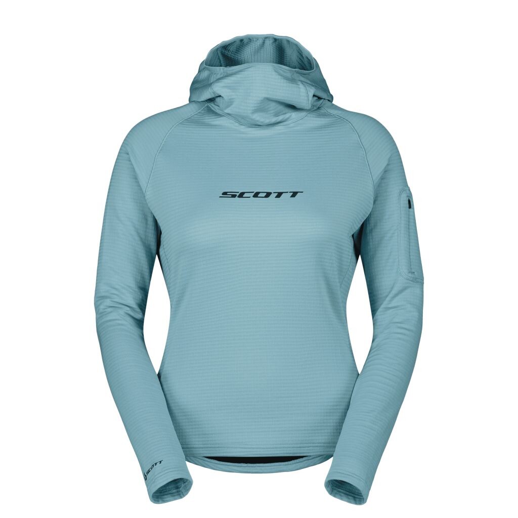 SCOTT Hoody W's Defined Light Pullover, Frosty Blue (vzorek) velikost: M