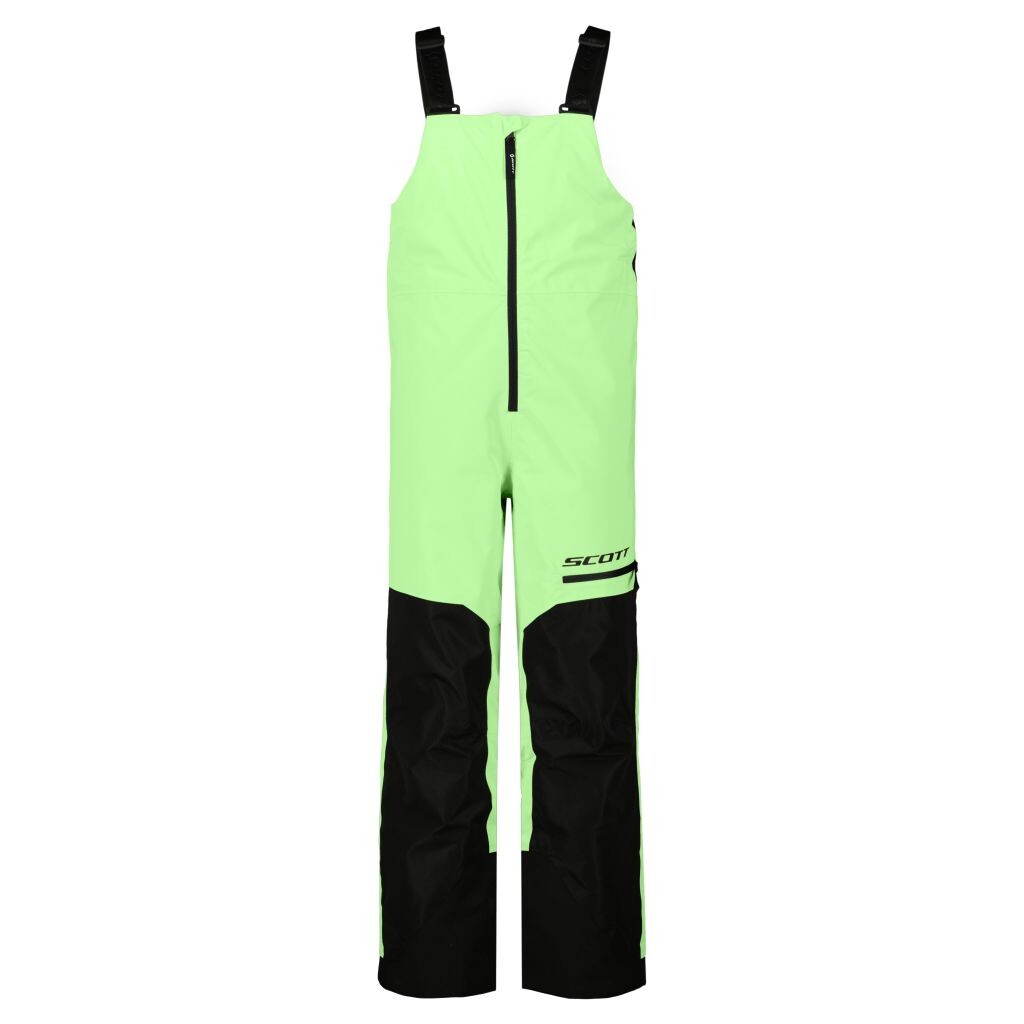 SCOTT Pants Jr Vertic Bib, Glow Green/Black (vzorek) velikost: 140/M