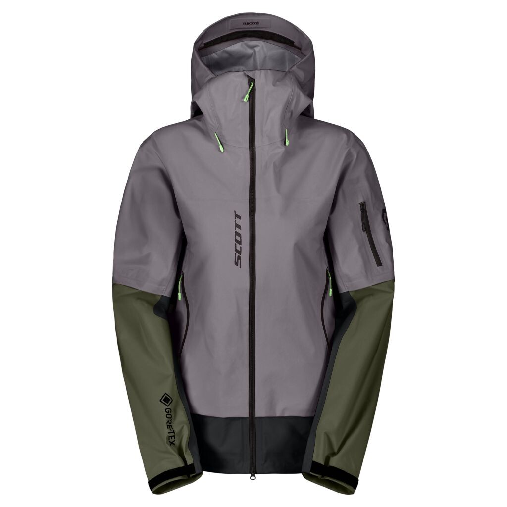 SCOTT Jacket W's Explorair GTX 3L, Evening Grey/Douglas Green (vzorek) velikost: M