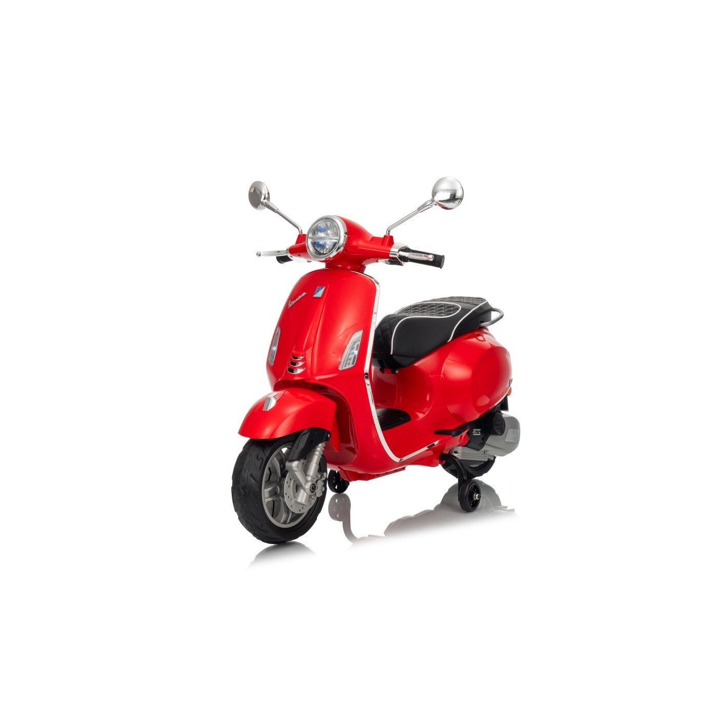 mamido Dětský elektrický skútr Vespa ROMA červený