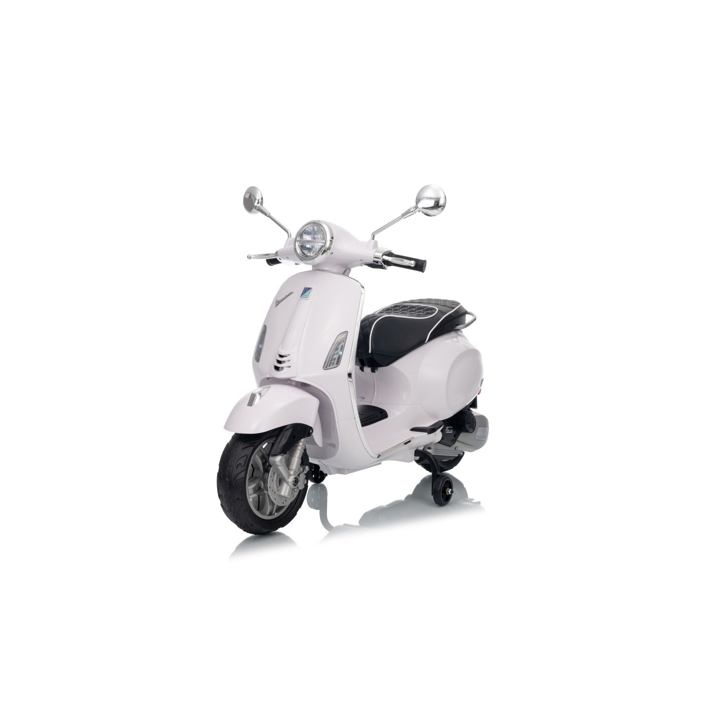 mamido Dětský elektrický skútr Vespa ROMA bílý