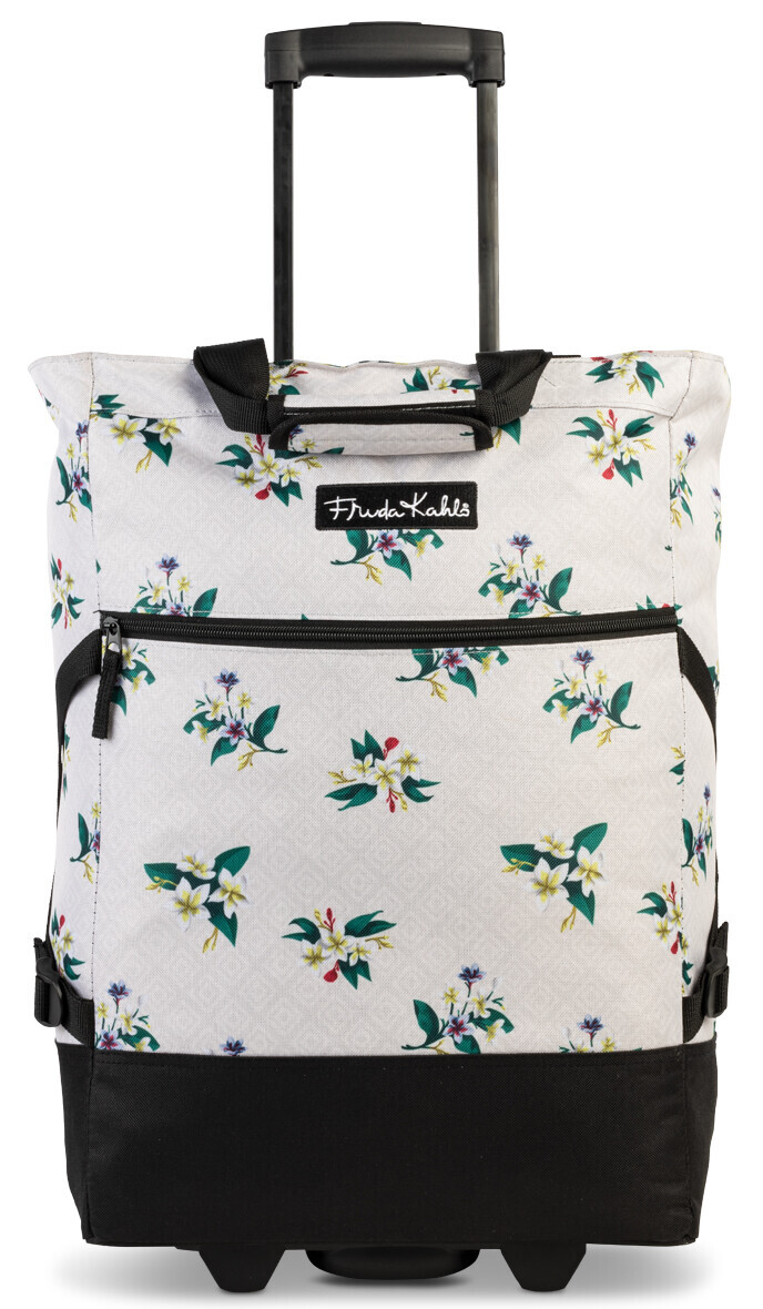 Nákupní taška na kolečkách Frida Kahlo 33 L - béžová