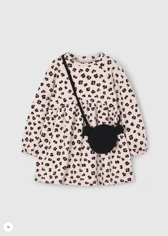 Mayoral dívčí leopardí šaty s kabelkou 4926 - 55 Velikost: 92