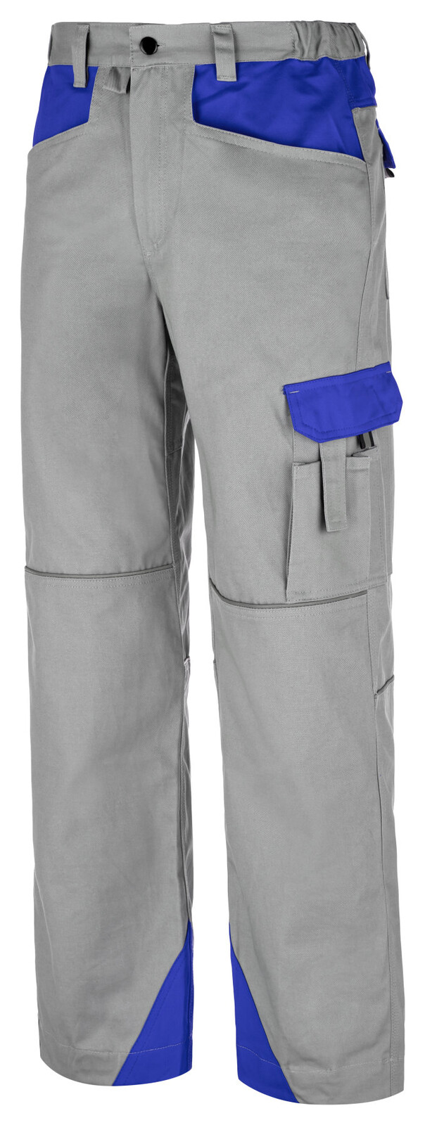 Primo pracovní kalhoty do pasu bavlněné šedá modrá