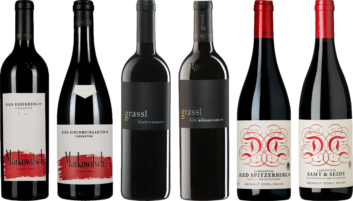 Rakouské červené víno Carnuntum Premium Degustační Balíček