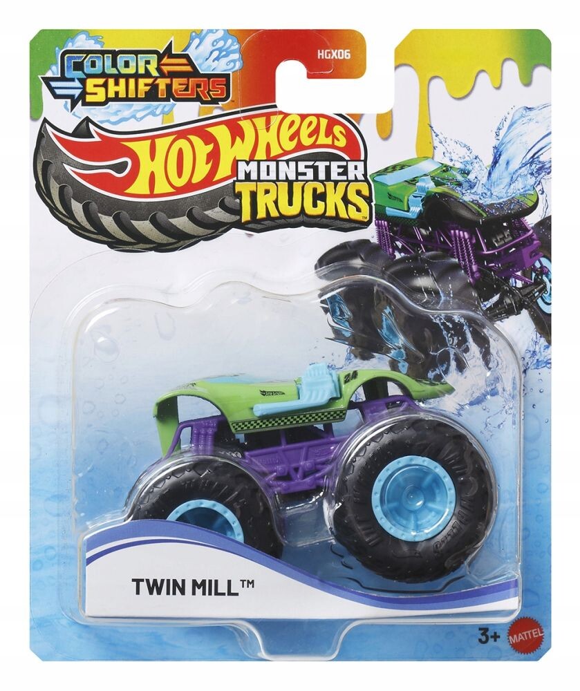 Mattel Hot Wheels Monster trucks color shifters Twin Mill