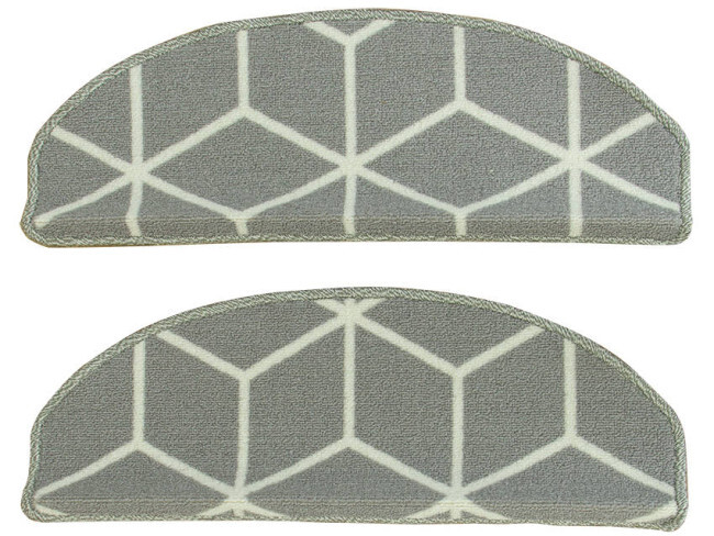 Nášlap na schody Cubes 19 světle šedý