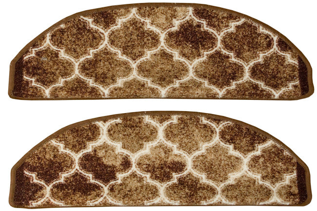 Nášlap na schody Clover 04 hnědý / béžový