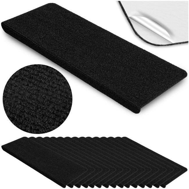 Nášlap na schody ADRIA černý (15 ks)