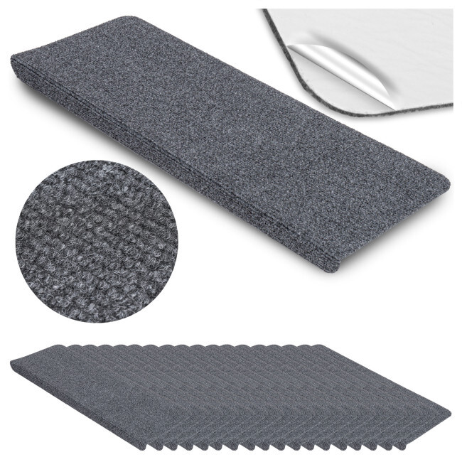 Nášlap na schody ADRIA šedý (15 ks)