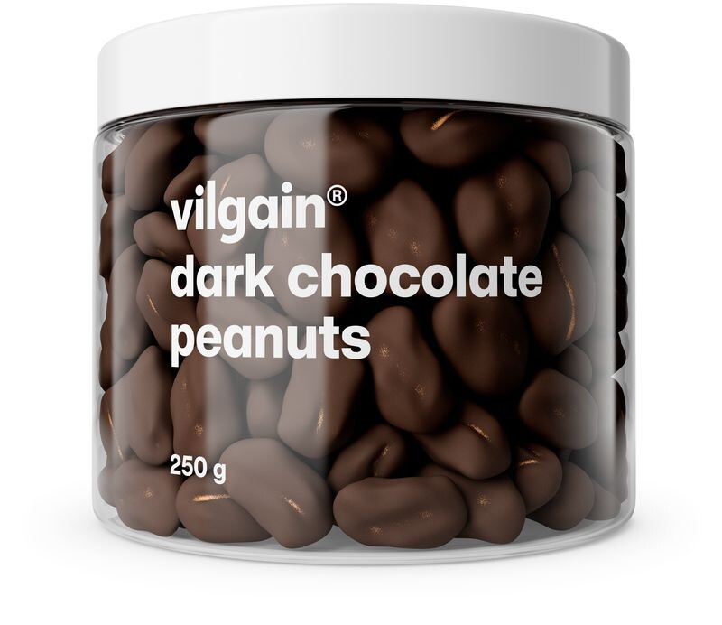 Vilgain Arašídy v čokoládě – hořká čokoláda 250 g