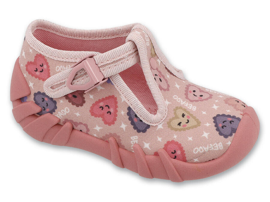 BEFADO 110P517 dívčí bačkorky SPEEDY srdíčka 18 110P517_18