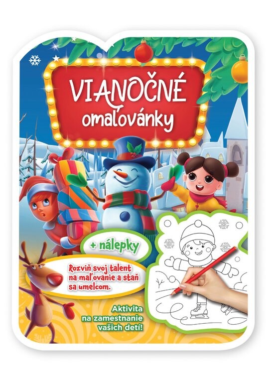 Vianočné omaľovánky