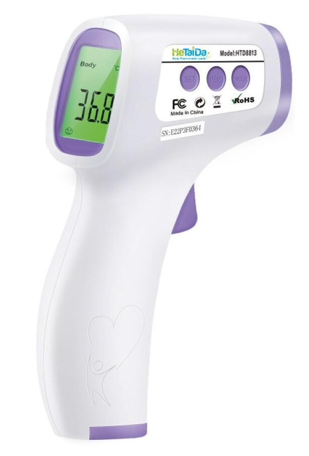 HETAIDA Teploměr bezkontaktní infračervený 1 ks