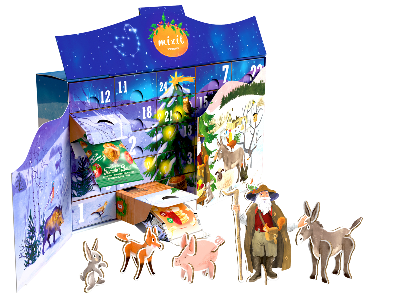 MIXIT Velký adventní kalendář Mixit 2025 1229 g