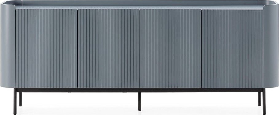 Šedomodrá komoda 200x80x40 cm Willa – MOME