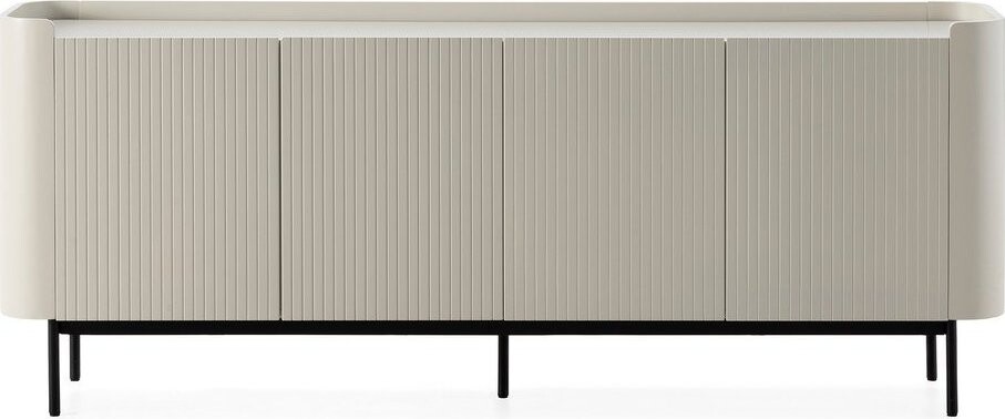 Krémová komoda 200x80x40 cm Willa – MOME