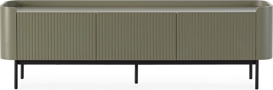 Zelený TV stolek 180x55x40 cm Willa – MOME
