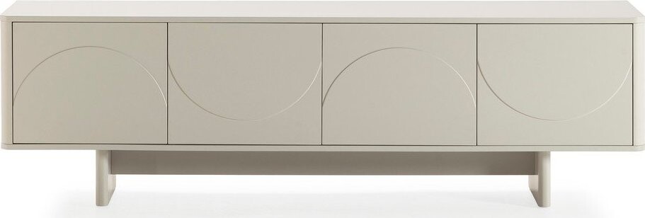 Krémový TV stolek 180x55x40 cm Solei – MOME